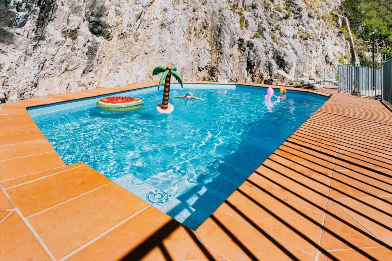 Villa Eris Conca dei Marini Bagian luar foto