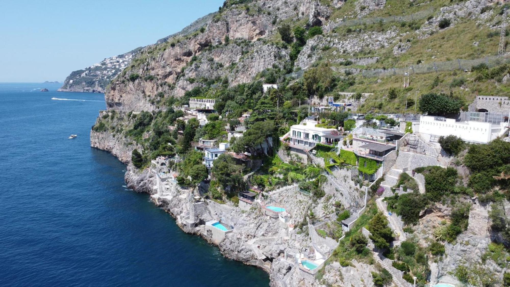 Villa Eris Conca dei Marini Bagian luar foto